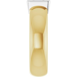 14K Yellow/White Gold 5/8 CT Lab-Grown Diamond Lightweight Ring – image 4