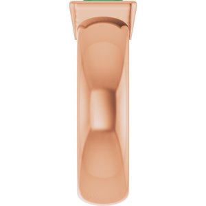 14K Rose Gold Lab-Grown Emerald Lightweight Ring – image 4