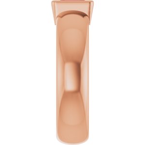 14K Rose Gold Lab-Grown Ruby Lightweight Ring – image 4