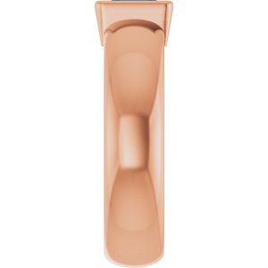 14K Rose Gold Lab-Grown Blue Sapphire Lightweight Ring – image 4