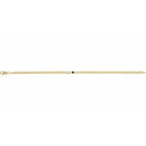 14K Yellow Gold Lab-Grown Alexandrite Link 7" Bracelet – image 4