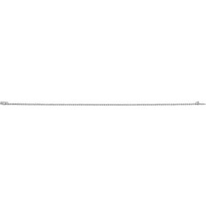 14K White Gold 1 CTW Lab-Grown Diamond Lightweight Line 7" Bracelet – image 4