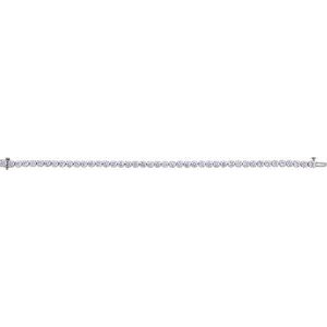 14K White Gold 8 CTW Lab-Grown Diamond Lightweight Line 7" Bracelet – image 3