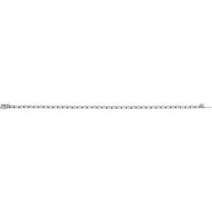 14K White Gold 9 CTW Lab-Grown Diamond Lightweight Line 7" Bracelet – image 4