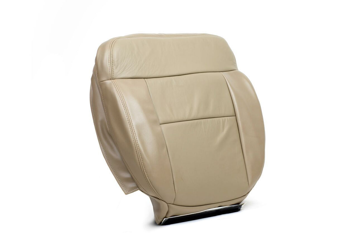 2005-2008 Ford F150 Lariat Seat Cover in Tan: Choose Leather or Vinyl