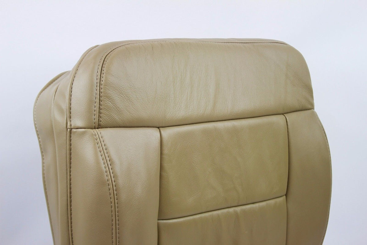 2005-2008 Ford F150 Lariat Seat Cover in Tan: Choose Leather or Vinyl