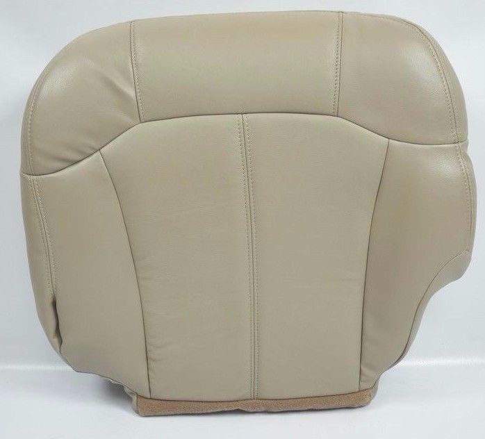 2000 2001 2002 Chevrolet Tahoe Suburban Seat Cover Light Tan: Choose Leather or Vinyl