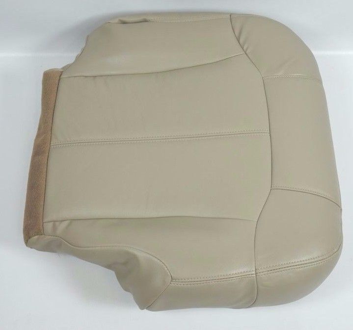 2000 2001 2002 Chevrolet Tahoe Suburban Seat Cover Light Tan: Choose Leather or Vinyl