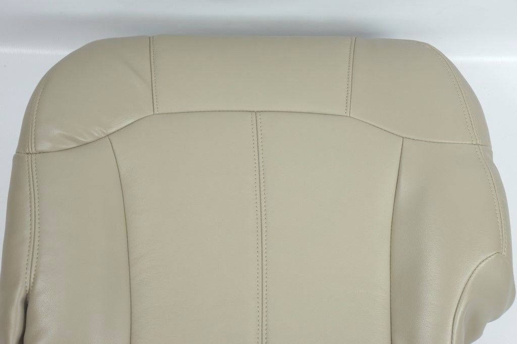 2000 2001 2002 Chevrolet Tahoe Suburban Seat Cover Light Tan: Choose Leather or Vinyl