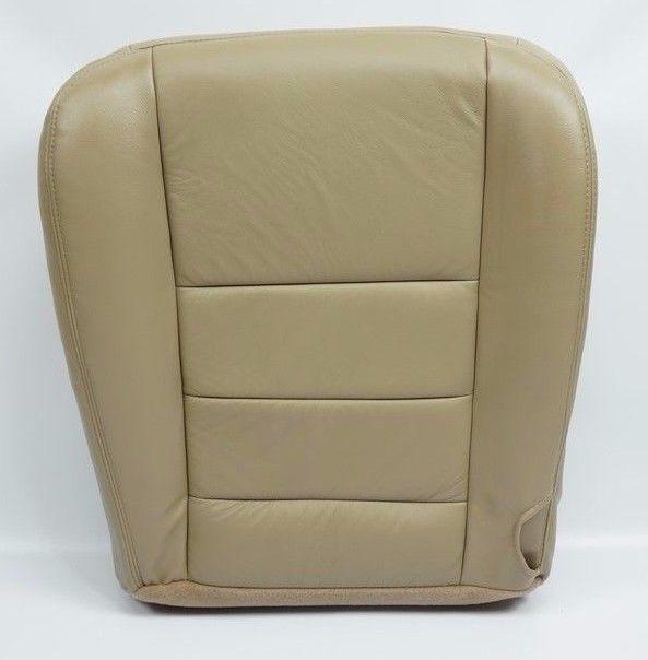 2002 To 2007 Ford F250 F350 Lariat Driver Bottom Seat Cover Tan Color Vinyl