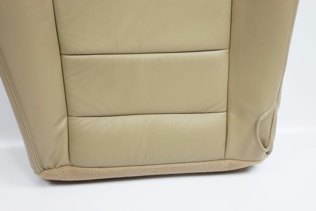 2002 To 2007 Ford F250 F350 Lariat Driver Bottom Seat Cover Tan Color Vinyl