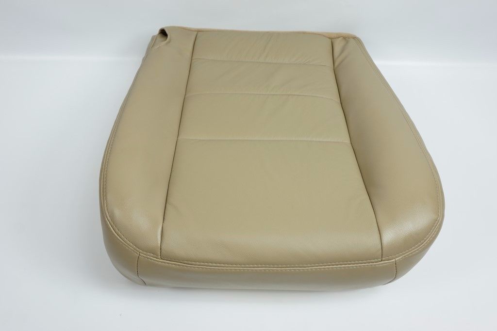 2002 To 2007 Ford F250 F350 Lariat Driver Bottom Seat Cover Tan Color Vinyl