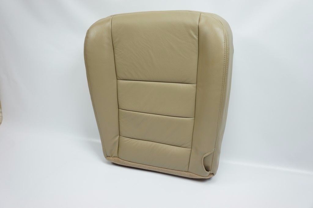 2002 To 2007 Ford F250 F350 Lariat Driver Bottom Seat Cover Tan Color Vinyl