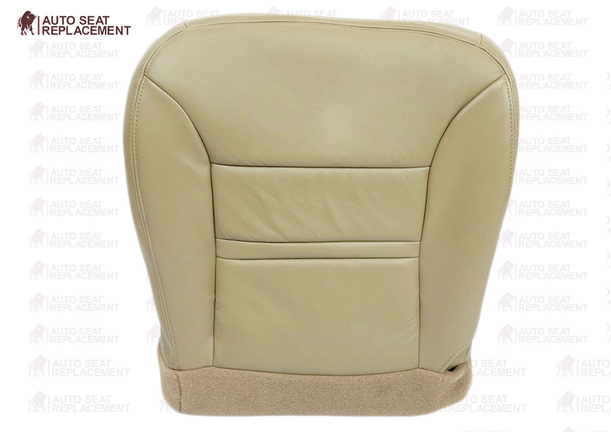 2000 2001 Ford Excursion Driver or Passenger Bottom Seat Cover Replacement Tan