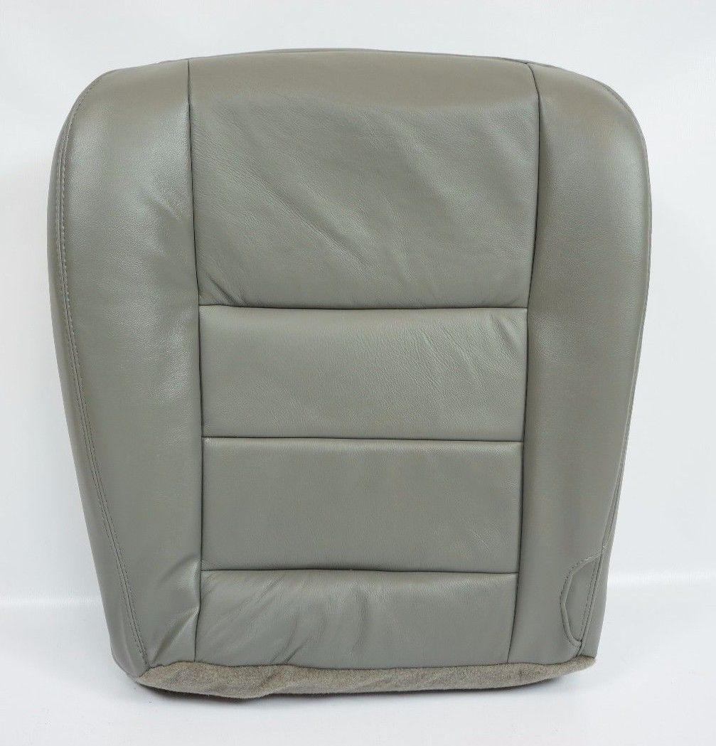 2002 to 2007 Ford F250 F350 Lariat XL FX4 Xlt Passenger Bottom Seat Cover Gray
