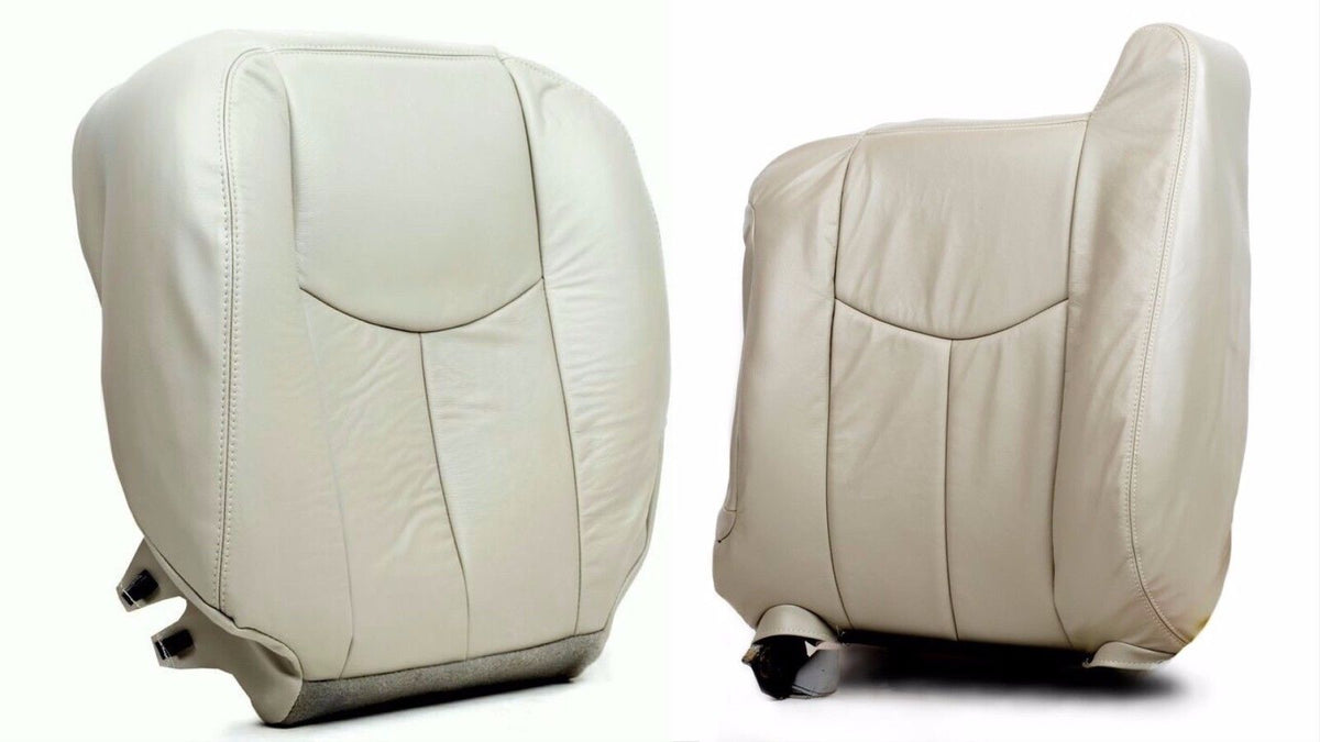 2003 To 2006 Chevy Tahoe Suburban Driver Bottom & Lean Back (Top) Seat Cover Tan