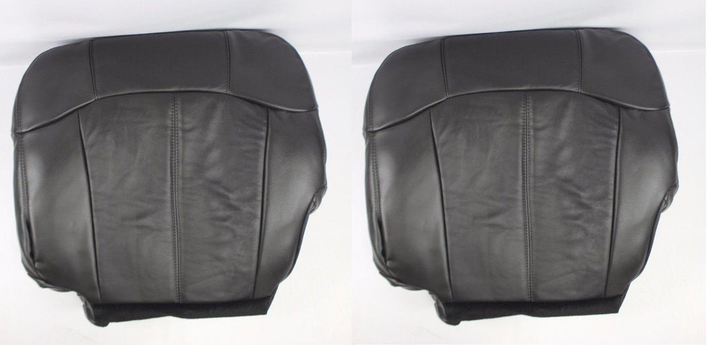 2000-2001-2002 Chevy Silverado Seat Cover in Dark Gray: Choose Leather or Vinyl