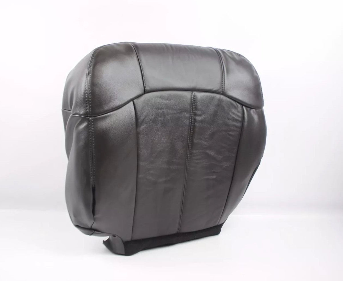 2000-2001-2002 Chevy Silverado Seat Cover in Dark Gray: Choose Leather or Vinyl