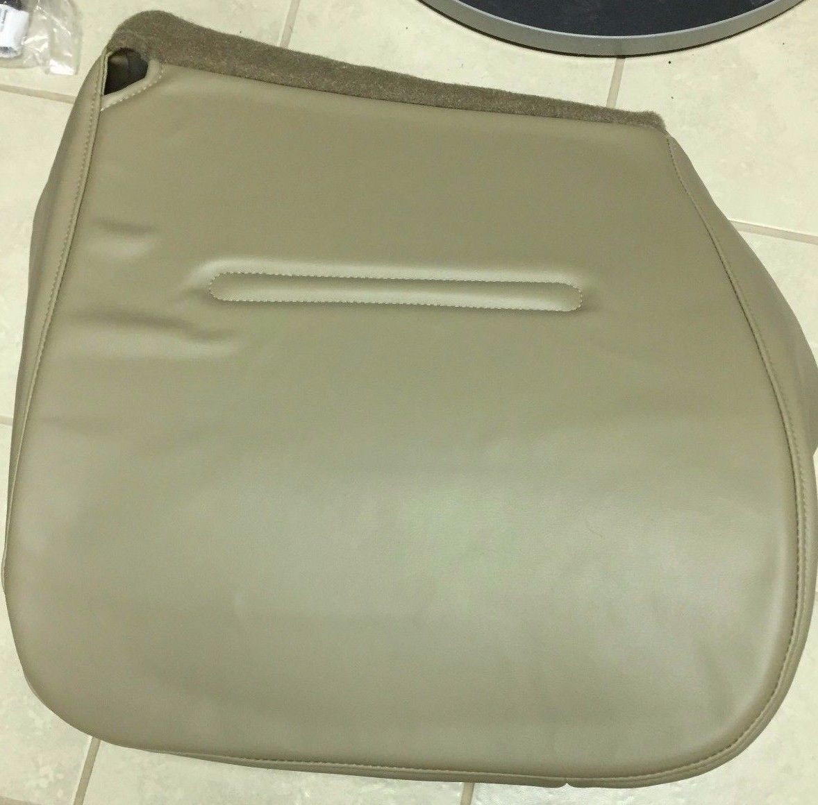 99-04 Ford F250 XL Diesel Service Utility Bed-Driver Bottom Vinyl Seat Cover Tan
