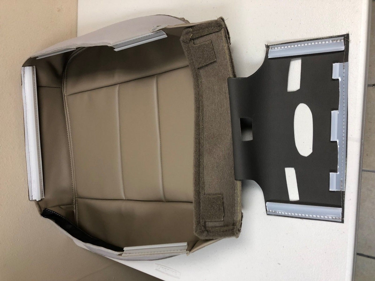 2005 2006 2007 Ford F250 F350 Lariat Extended Cab-Passenger Bottom Seat Cover-Tan
