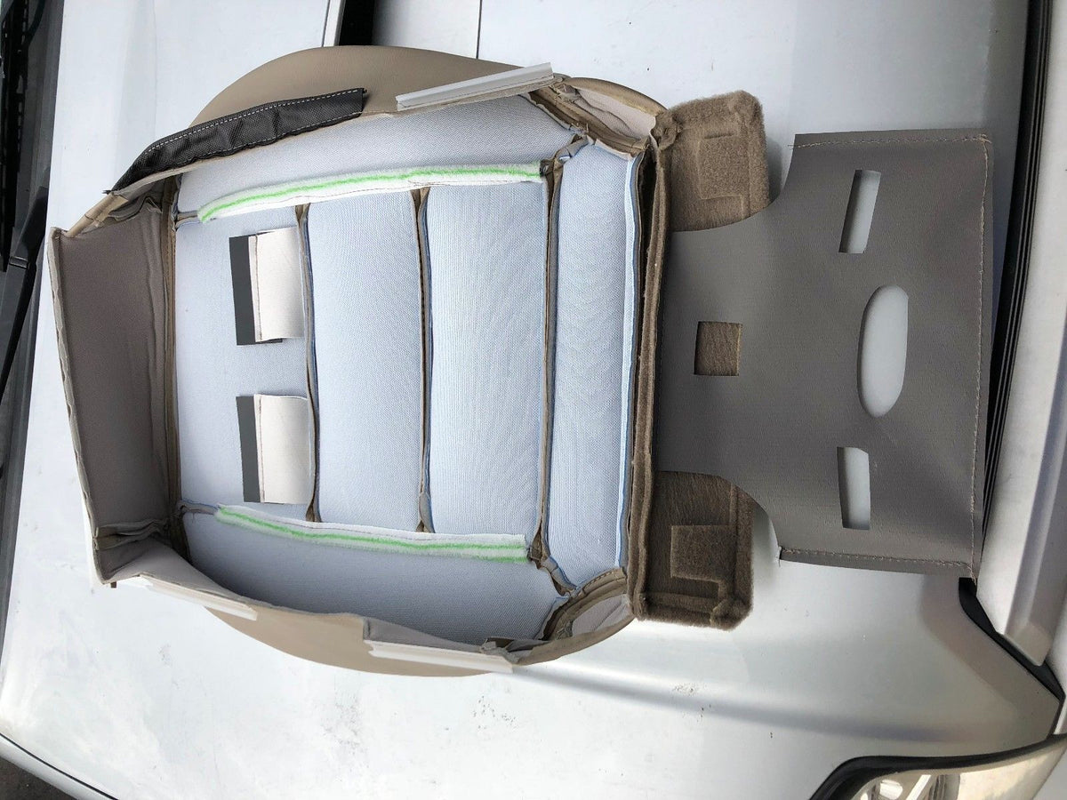 2005 2006 2007 Ford F250 F350 Lariat Extended Cab-Passenger Bottom Seat Cover-Tan