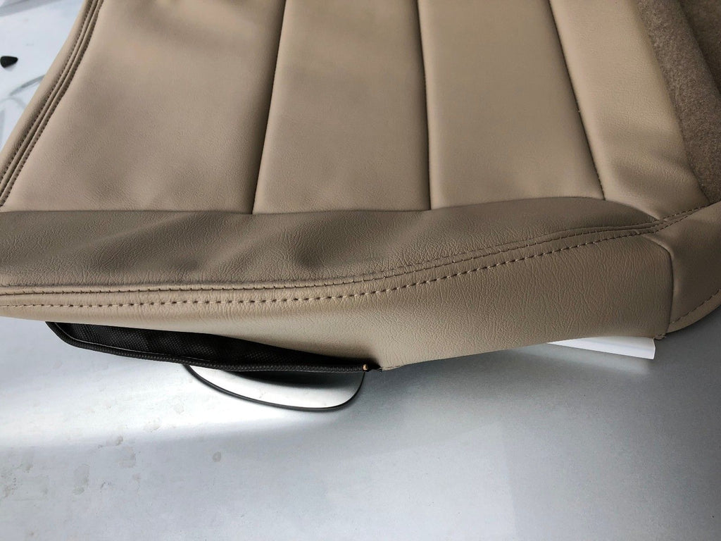 2005 2006 2007 Ford F250 F350 Lariat Extended Cab-Passenger Bottom Seat Cover-Tan