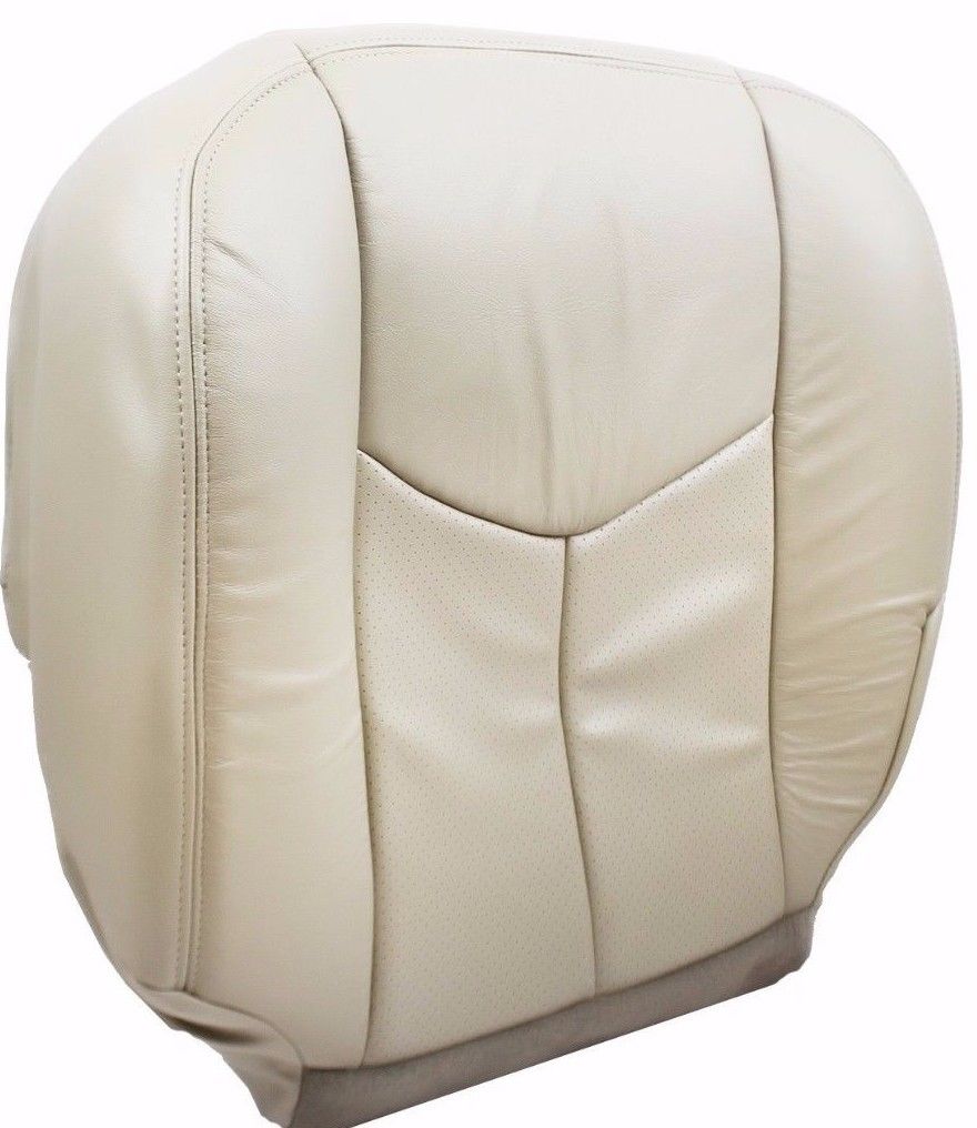 2003 2004 2005  Cadillac Escalade Driver Side Bottom Leather Seat Cover Tan #152