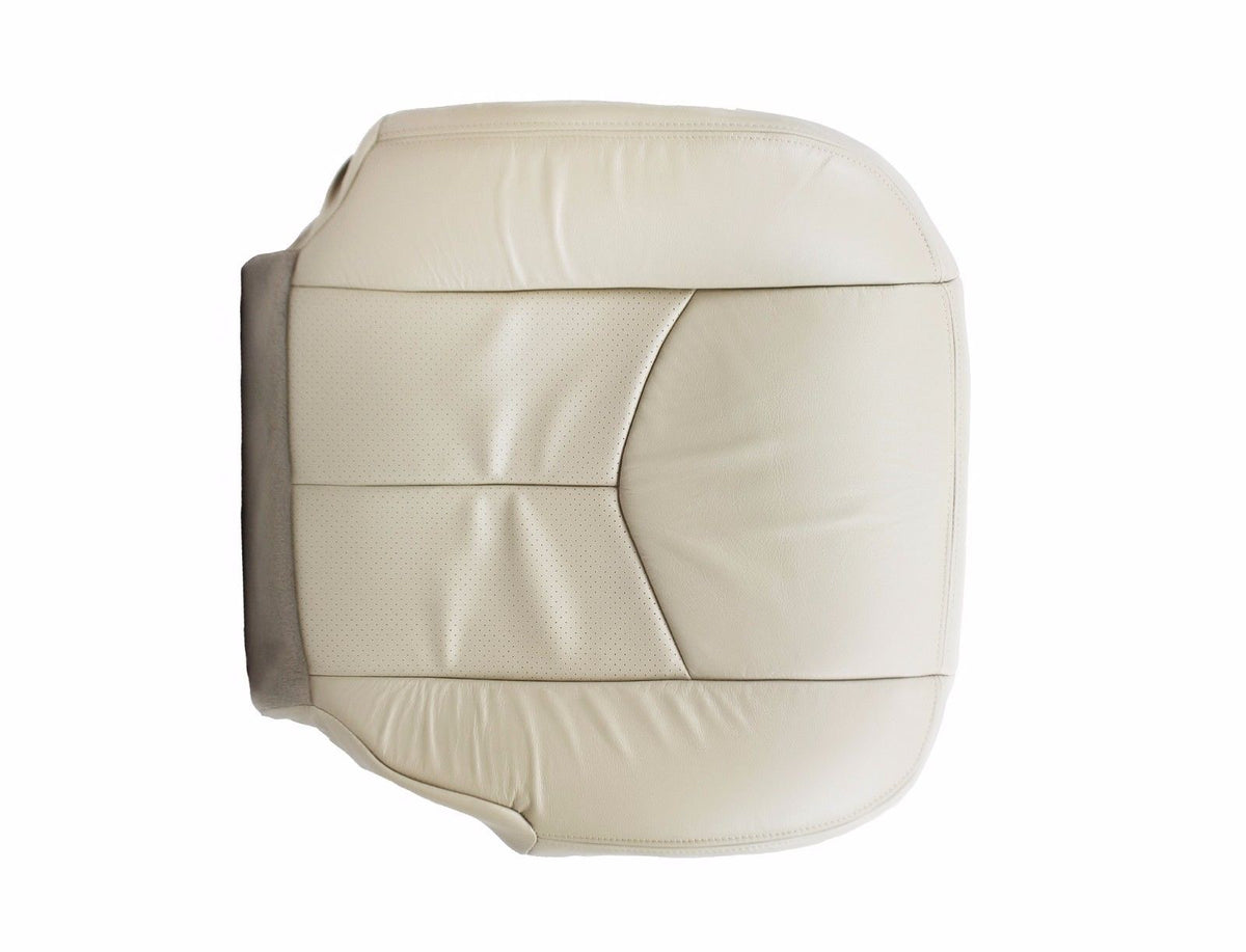 2003 2004 2005  Cadillac Escalade Driver Side Bottom Leather Seat Cover Tan #152