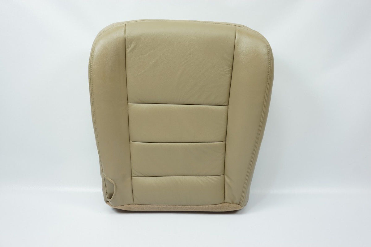 04 05 06 07 Ford F250 F350 Lariat XL XLTFX4 Driver Bottom Leather Seat Cover TAN