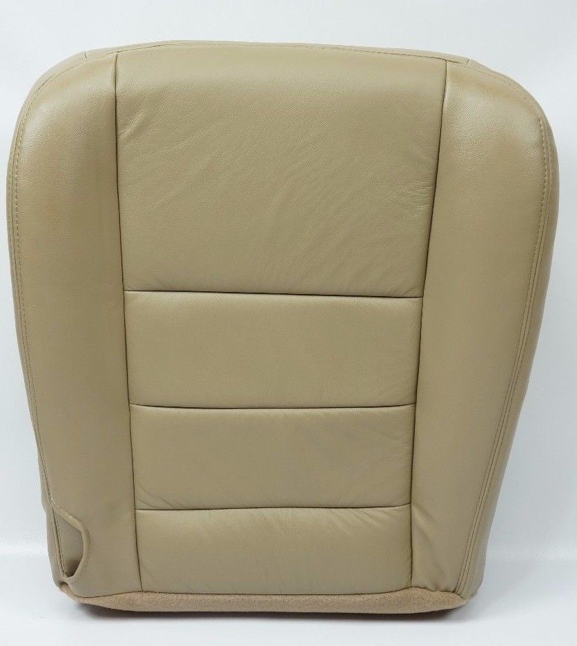 2006 2007 Ford F250 F350 Lariat XL XLT FX4 Driver Bottom Leather Seat Cover TAN