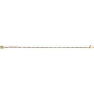 14K Yellow Gold 3 CTW Lab-Grown Diamond Lightweight Line 7" Bracelet – image 3