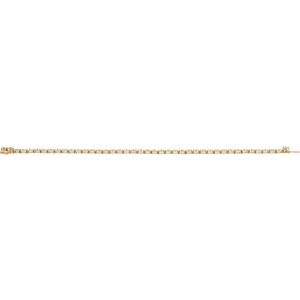 14K Yellow Gold 9 CTW Lab-Grown Diamond Lightweight Line 7" Bracelet – image 4