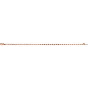 14K Rose Gold 9 CTW Lab-Grown Diamond Lightweight Line 7" Bracelet – image 4