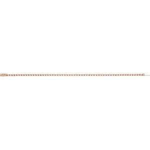 14K Rose Gold 4 CTW Lab-Grown Diamond Lightweight Line 7" Bracelet – image 4