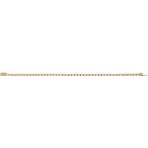14K Yellow Gold 7 CTW Lab-Grown Diamond Lightweight Line 7" Bracelet – image 4