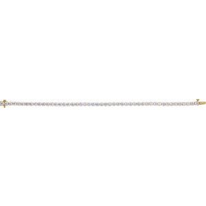 14K Yellow Gold 7 CTW Lab-Grown Diamond Lightweight Line 7" Bracelet – image 3