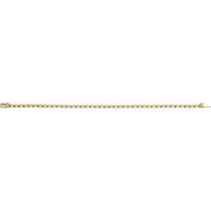 14K Yellow Gold 8 CTW Lab-Grown Diamond Lightweight Line 7" Bracelet – image 4