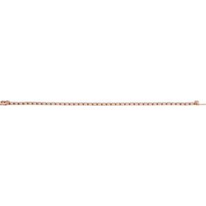 14K Rose Gold 8 CTW Lab-Grown Diamond Lightweight Line 7" Bracelet – image 4