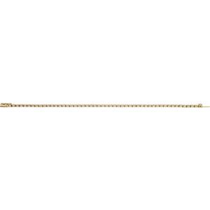14K Yellow Gold 6 CTW Lab-Grown Diamond Lightweight Line 7" Bracelet – image 4