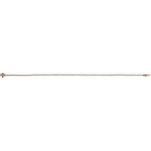 14K Rose Gold 1 CTW Lab-Grown Diamond Lightweight Line 7" Bracelet – image 3