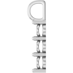 18K White Gold 7x5 mm Oval Pendant Mounting – image 6