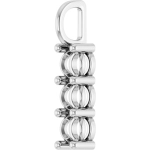 Continuum Sterling Silver 4.4 mm Round Pendant Mounting – image 4