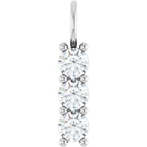 Continuum Sterling Silver 4.4 mm Round Pendant Mounting