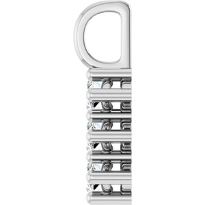 14K White Gold 6x3.5 mm Marquise Pendant Mounting – image 5