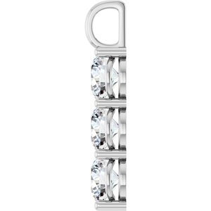 14K X1 White Gold 8.8 mm Round Pendant Mounting – image 5