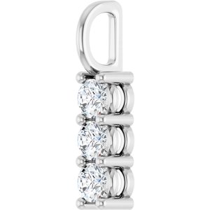 Continuum Sterling Silver 3.4 mm Round Pendant Mounting – image 3