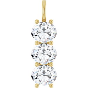 10K Yellow Gold 11x9 mm Oval Pendant Mounting
