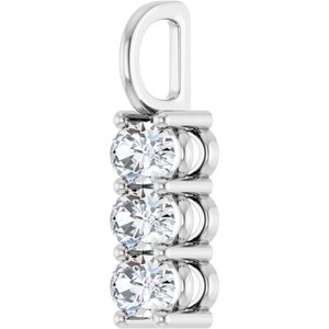 Sterling Silver 5x3.5 mm Oval Pendant Mounting – image 3