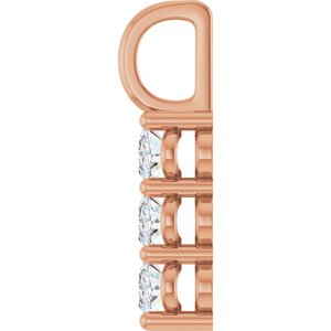 10K Rose Gold 5x3.5 mm Oval Pendant Mounting – image 5