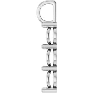 Sterling Silver 7 mm Round Pendant Mounting – image 6